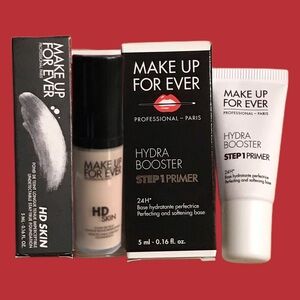 💎*4/$32 Makeup Forever MUFE Bundle: 1N06 Porcelain Foundation & Primer *BNIB